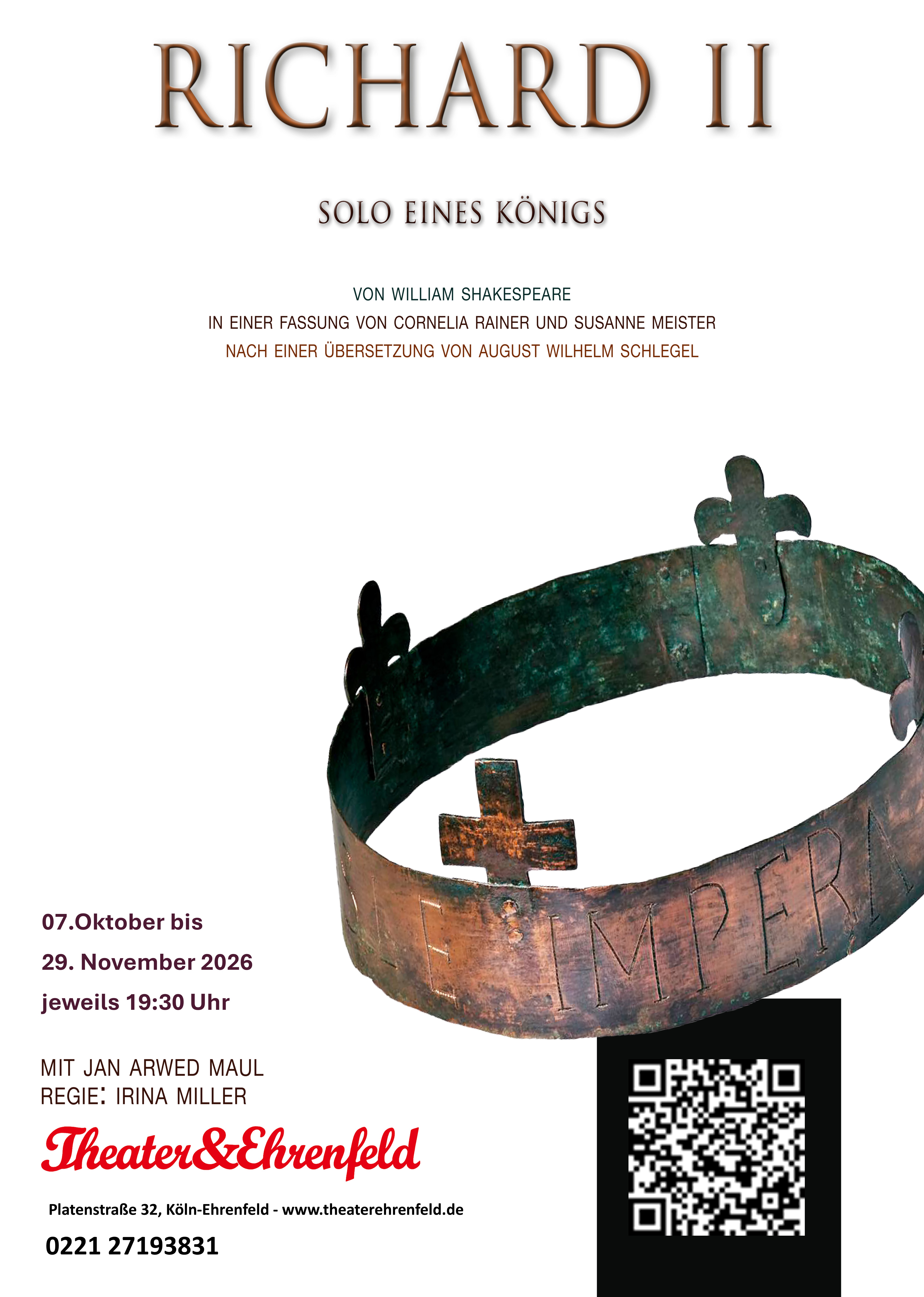 RICHARD II. - Solo für einen König - Shakespeare/Meister/Rainer