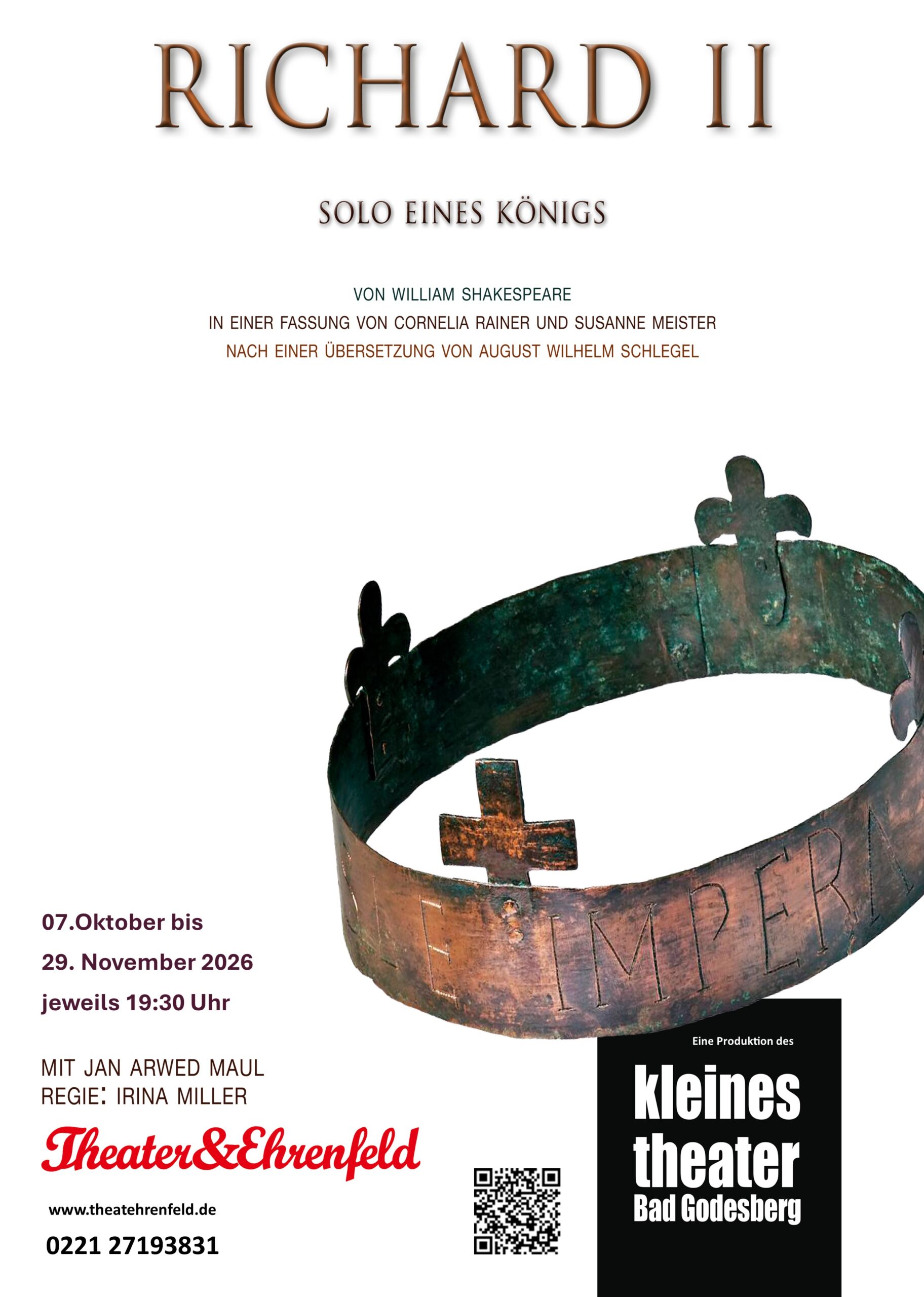 RICHARD II. - Solo für einen König - Shakespeare/Meister/Rainer
