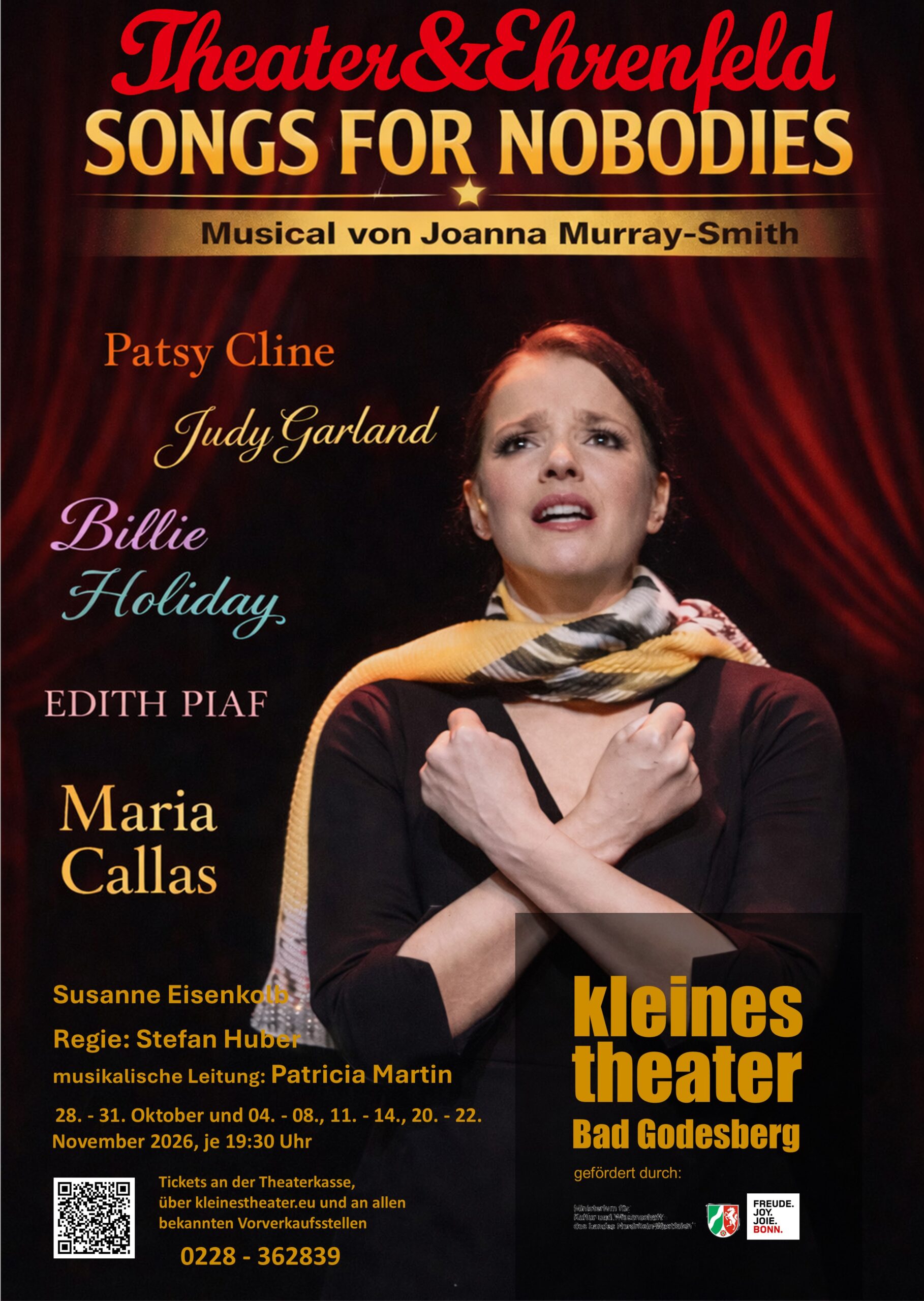 SONGS FOR NOBODIES – Musical von Joanna Murray-Smith