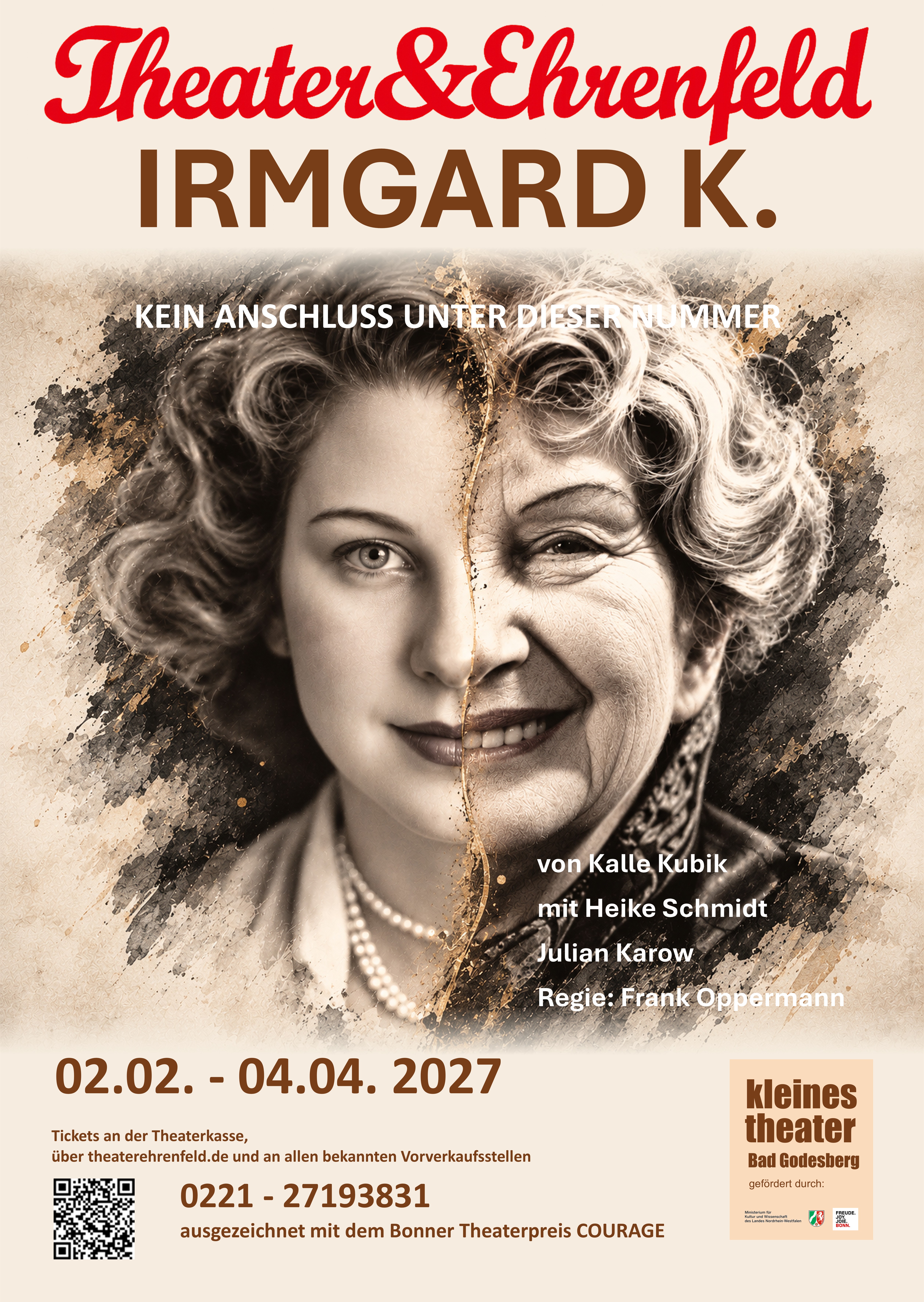 Irmgard K. oder Kein Anschluss unter dieser Nummer - ein Stück über IRMGARD KEUN und einen jungen Kellner