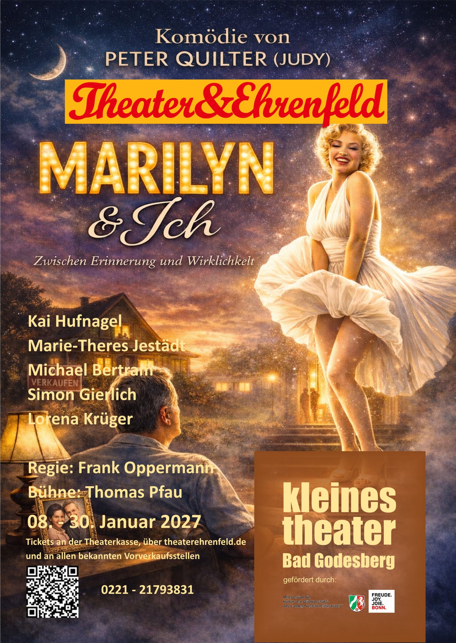 MARILYN & ICH – Komödie von Peter Quilter (JUDY/GLORIOUS) DEUTSCHSPRACHIGE ERSTAUFFÜHRUNG