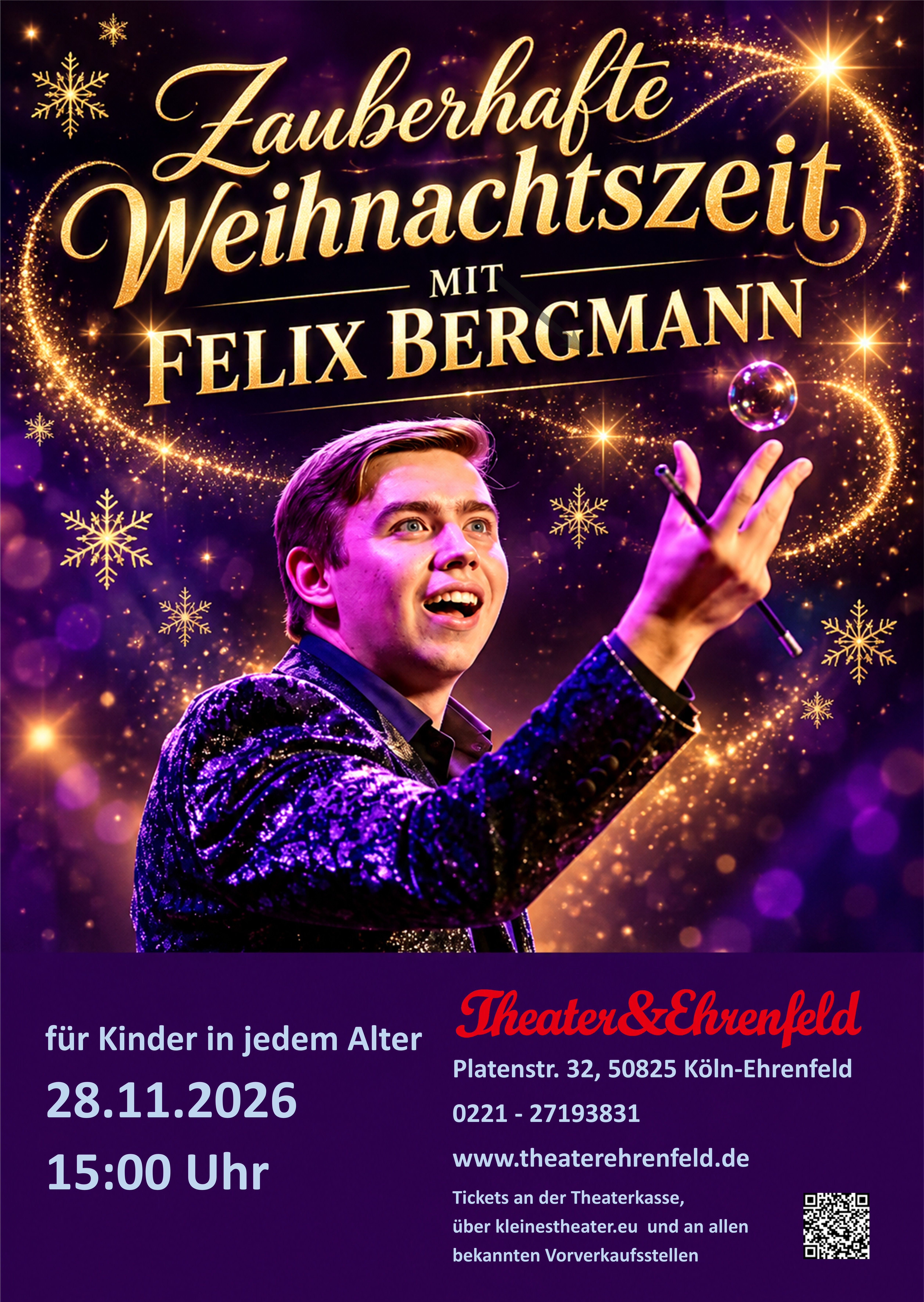 Zauberhafte Weihnachtszeit mit Felix Bergmann - für Kinder jeden Alters